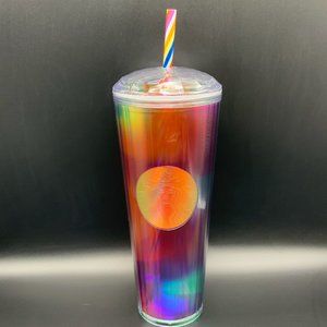 2021 Starbucks Rainbow Dome Kaleidoscopic Cold Tumbler 24oz